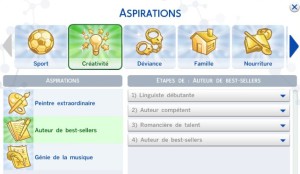 The Sims 4 - Aspirazioni
