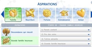 The Sims 4 - Aspirações