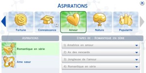 The Sims 4 - Aspirazioni