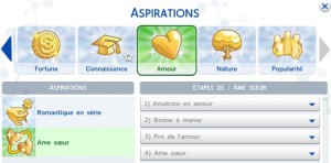 The Sims 4 - Aspirações