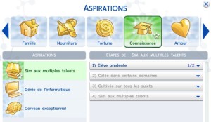 Los Sims 4 - Aspiraciones