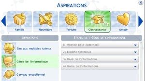 The Sims 4 - Aspirações