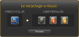 FFXIV - The basics of recycling