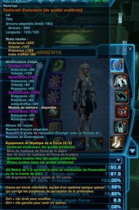 SWTOR - Equipment, loot and tokens