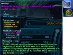 SWTOR - Equipamento, loot e tokens