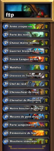 Hearthstone: mazzo Chaman f2p