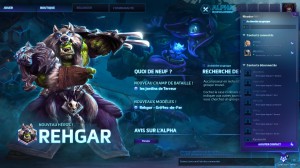 Heroes: guide des menu