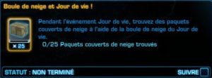 SWTOR - Jour de Vie: bolas de nieve y paquetes de regalo