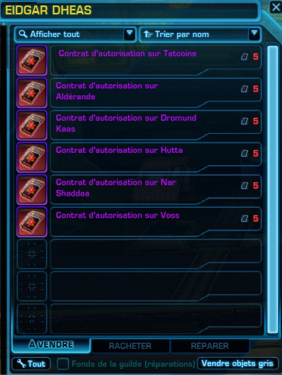 SWTOR - Bounty Hunt Quests