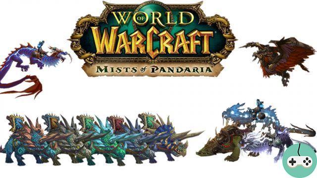 WoW: monturas de Mists of Pandaria raras