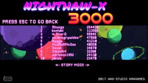 Nighthaw-X3000 - Flashback a Arcades