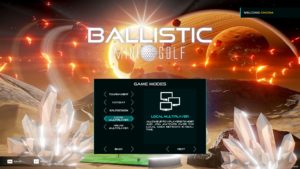 Minigolf balístico - Du mini-golf futuriste