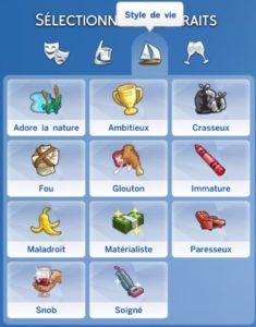 The Sims 4 - Character Traits