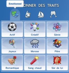 The Sims 4 - Character Traits