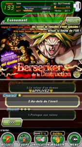 DBZ Dokkan Battle - Guide du Berserker de la Destruction (Broly)