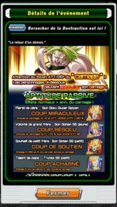 DBZ Dokkan Battle - Guide du Berserker de la Destruction (Broly)