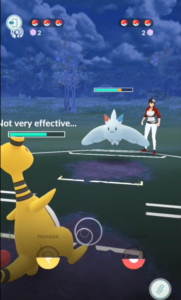 Pokémon Go - Visualização do modo Trainer Battles