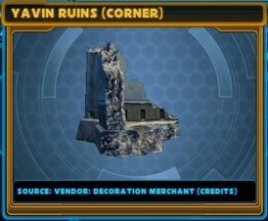 SWTOR - Decorazione: Yavin nelle tue fortezze