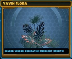 SWTOR - Decoração: Yavin em suas fortalezas