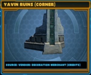 SWTOR - Decoración: Yavin en tus fortalezas