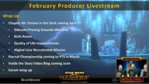 SWTOR - Livestream Producer 09/03: resumen