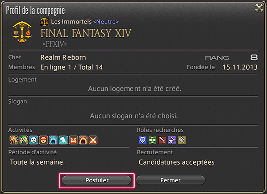 FFXIV - Aggiornamento 20 febbraio