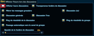 SWTOR - L'interface