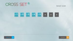 Cross Set - Preview of a Sudoku-inspired puzzle game